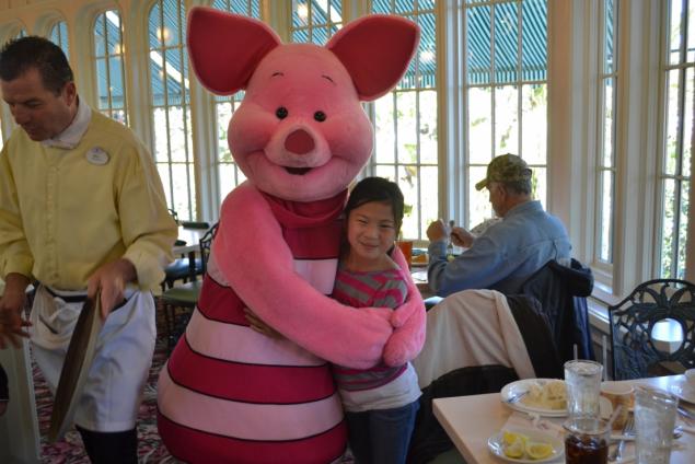 A meet-and-greet with Winnie-the-Pooh is a prominence for a author's daughter Mia Lopez.