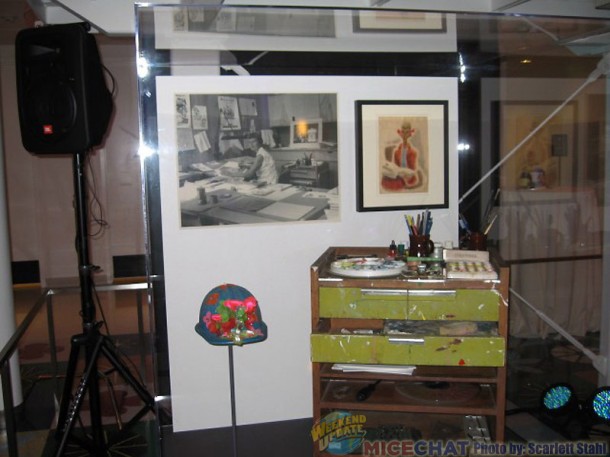 Mary Blair's work dais donated by her nieces, Maggie Richardson and Jeanne Chamberlain to a WDF Museum.