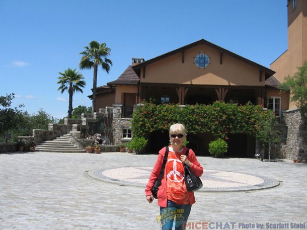 Maggie Richardson in front of Silverado Winery.