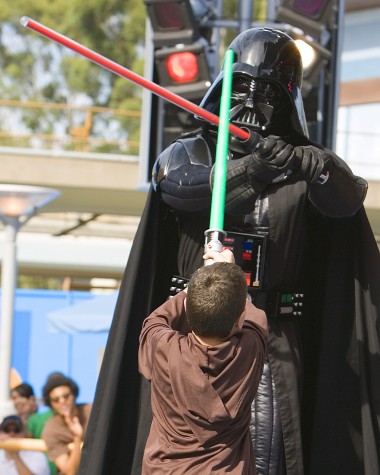 Jedi Training Academy is a renouned Star Wars captivate in Disneyland's Tomorrowland. Contributed Image.